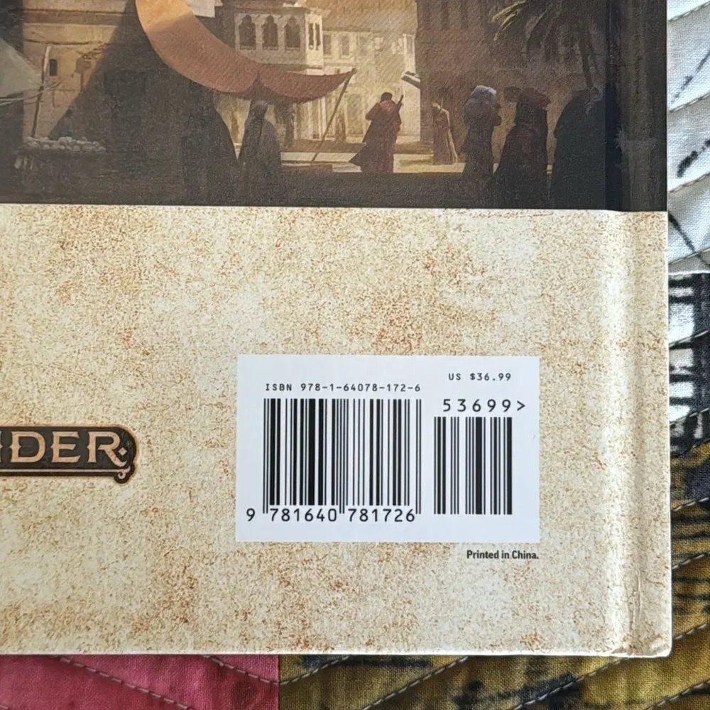 Pathfinder Lost Omens World Guide Hardcover Book & Map